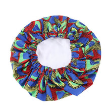 Load image into Gallery viewer, New Extra large Satin Lined Bonnets women African pattern print fabric Ankara bonnets Night Sleep Hat Ladies Turban
