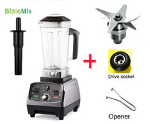 Load image into Gallery viewer, BioloMix 3HP 2200W Heavy Duty Commercial Grade Timer Blender Mixer Juicer Fruit Food Processor Ice Smoothies BPA Free 2L Jar