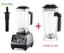 Load image into Gallery viewer, BioloMix 3HP 2200W Heavy Duty Commercial Grade Timer Blender Mixer Juicer Fruit Food Processor Ice Smoothies BPA Free 2L Jar
