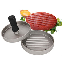 Load image into Gallery viewer, High quality Round Shape Hamburger Press Aluminum Alloy 11 cm Hamburger Meat Beef Grill Burger Press Kitchen Food Mold
