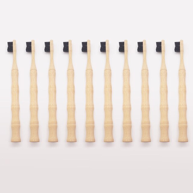 2-10 PCs Bamboo Toothbrush Natural Eco-friendly  Hard Bristles wooden toothbrush oral care Tooth cleaning Low carbon Toothbrush