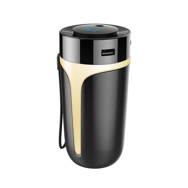 New Car Air Humidifier Bluetooth 5.0 SQ MP3 Aromatherapy Diffuser Ultrasonic Essential Oil Aroma Diffuser with LED Night Light